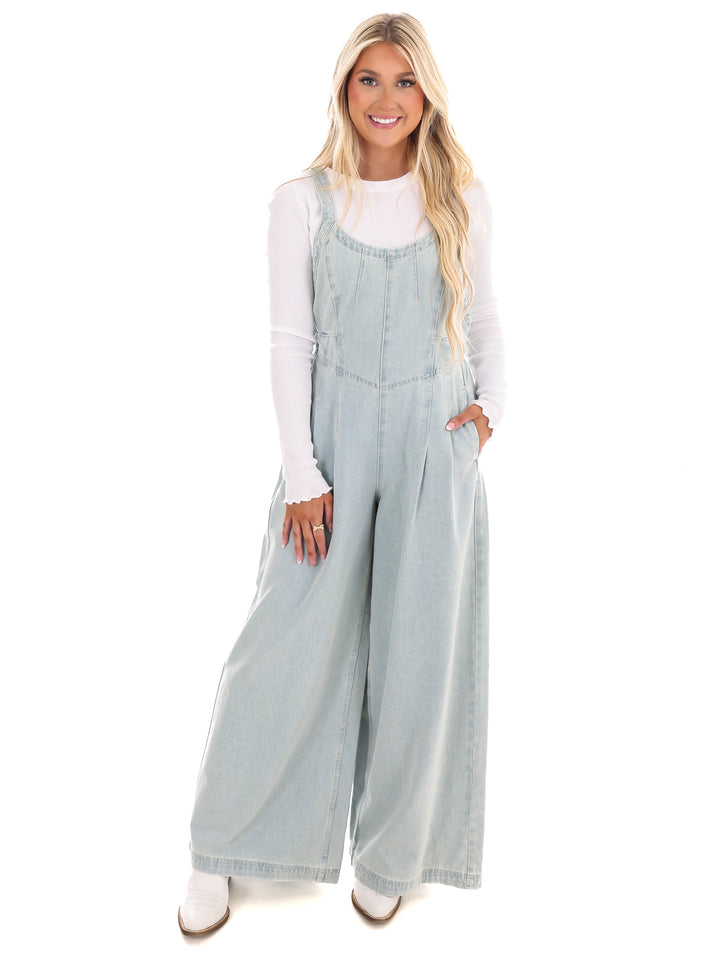 Brighter Days Denim Jumpsuit