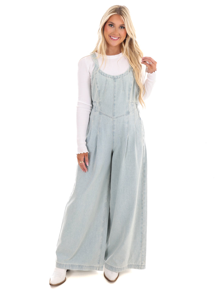 Brighter Days Denim Jumpsuit