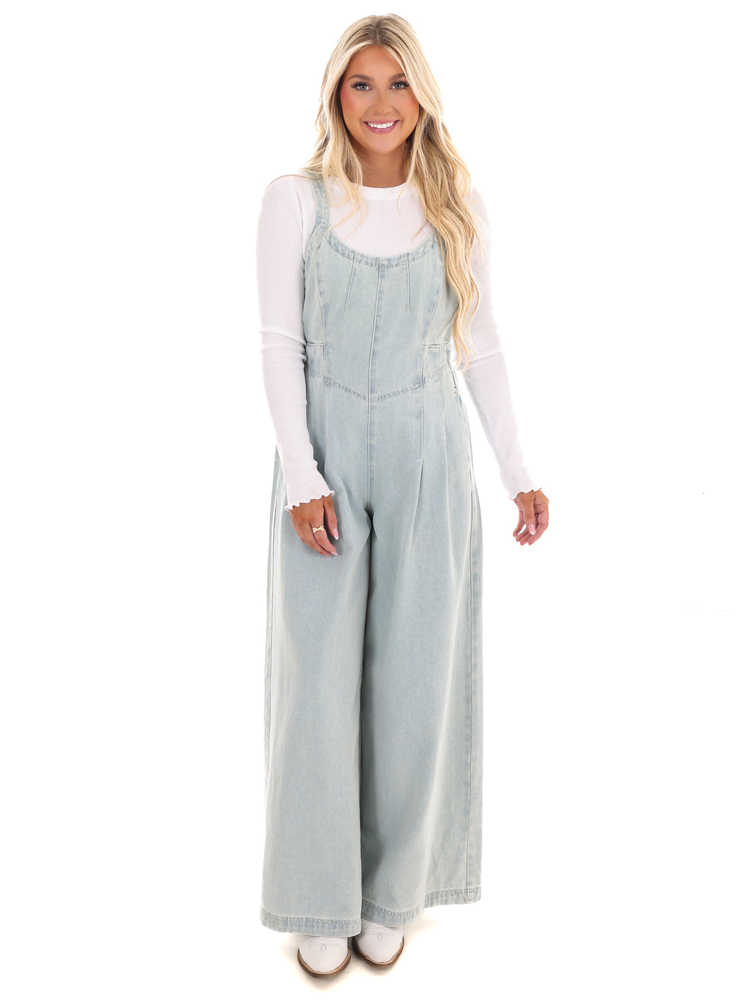 Brighter Days Denim Jumpsuit