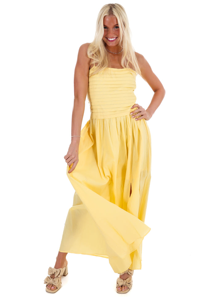 Fresh Take Ruched Maxi Dress