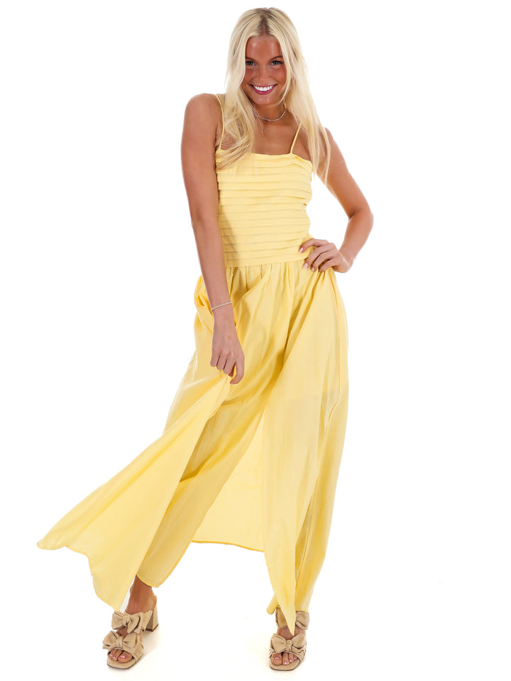 Fresh Take Ruched Maxi Dress