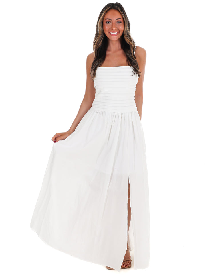 Fresh Take Ruched Maxi Dress