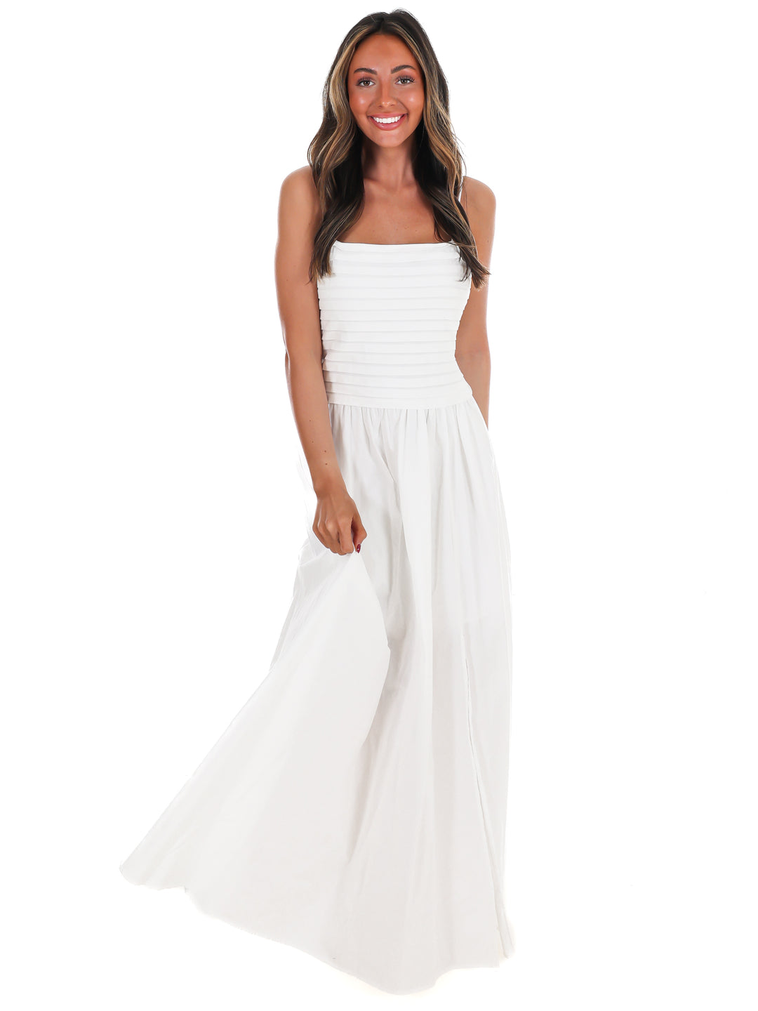 Fresh Take Ruched Maxi Dress