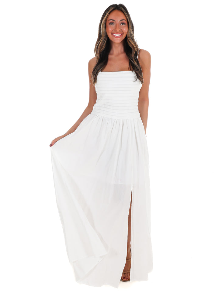 Fresh Take Ruched Maxi Dress