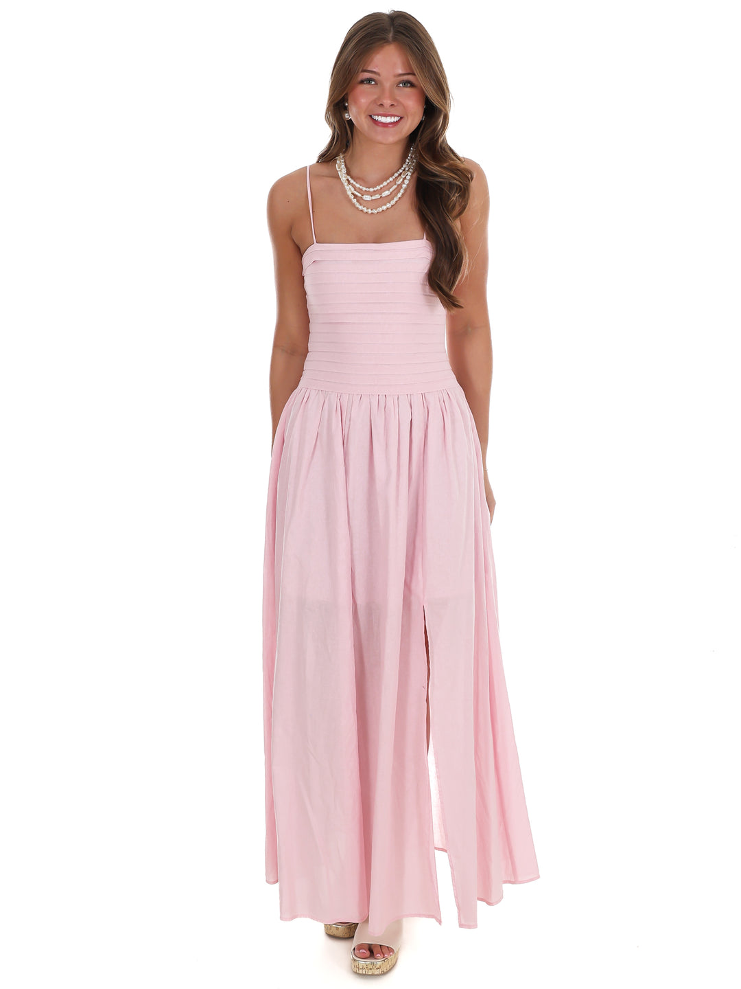 Fresh Take Ruched Maxi Dress