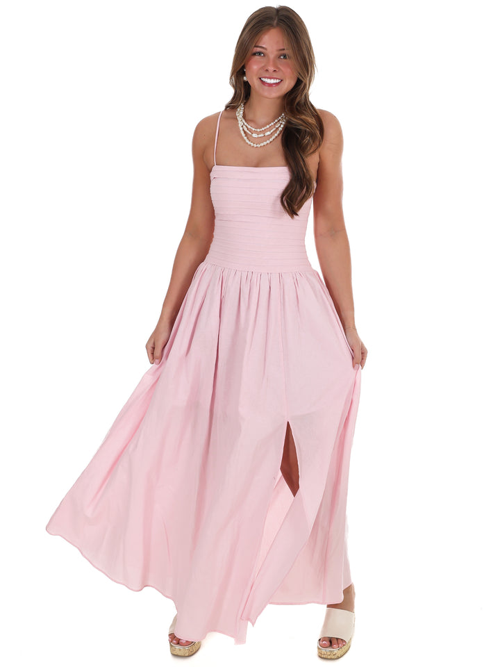 Fresh Take Ruched Maxi Dress