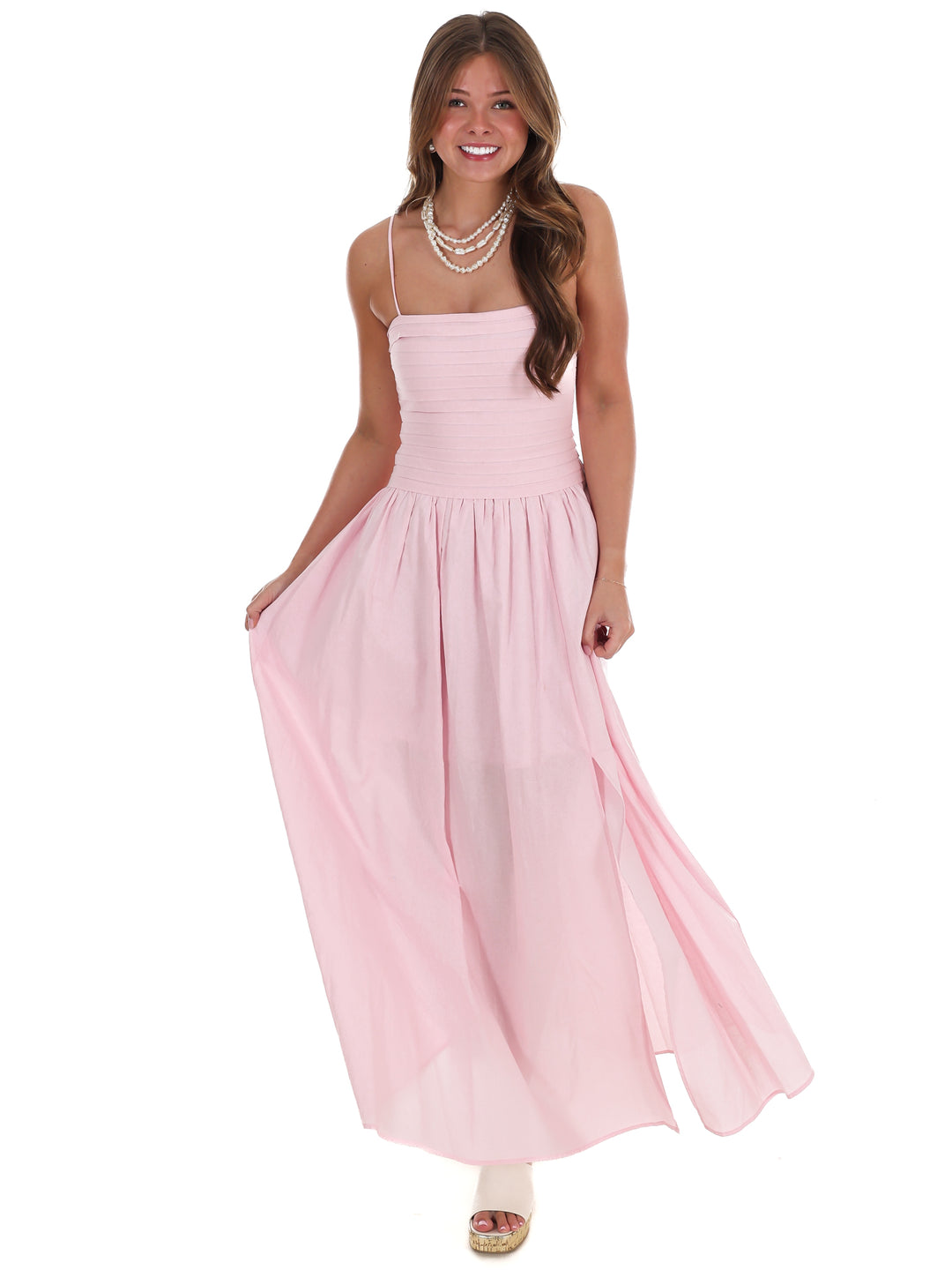 Fresh Take Ruched Maxi Dress