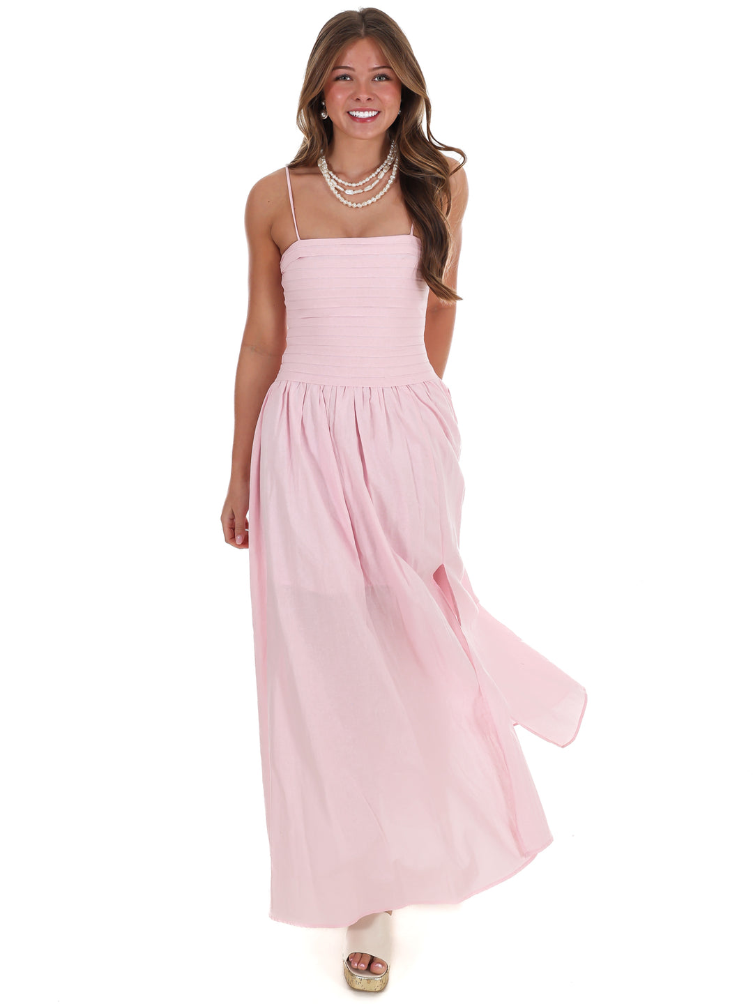 Fresh Take Ruched Maxi Dress