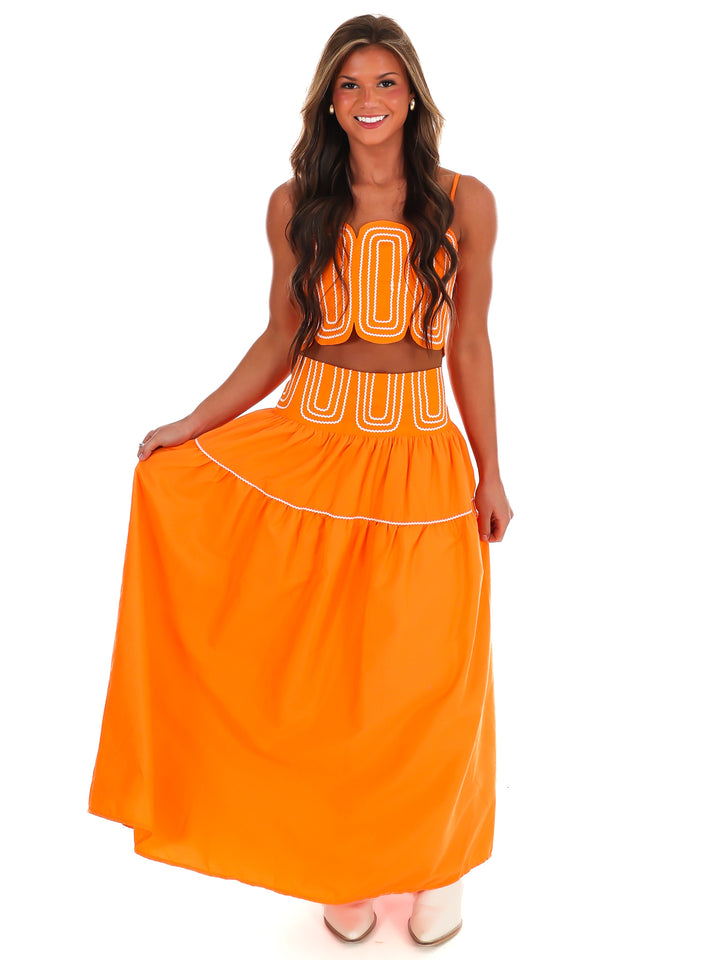 Game On Girl Two Piece Skirt Set