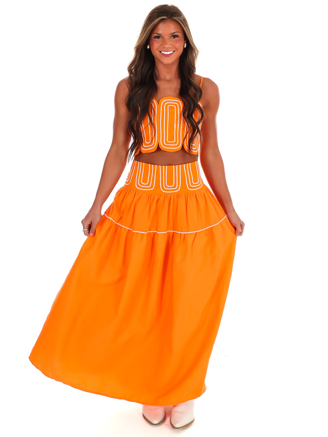 Game On Girl Two Piece Skirt Set
