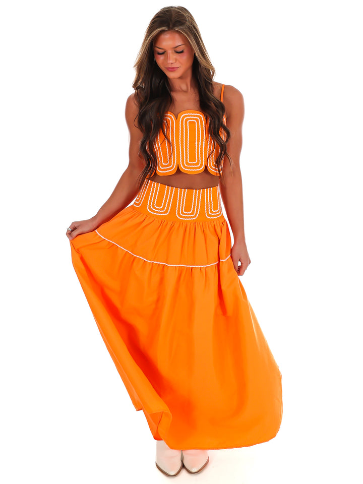 Game On Girl Two Piece Skirt Set