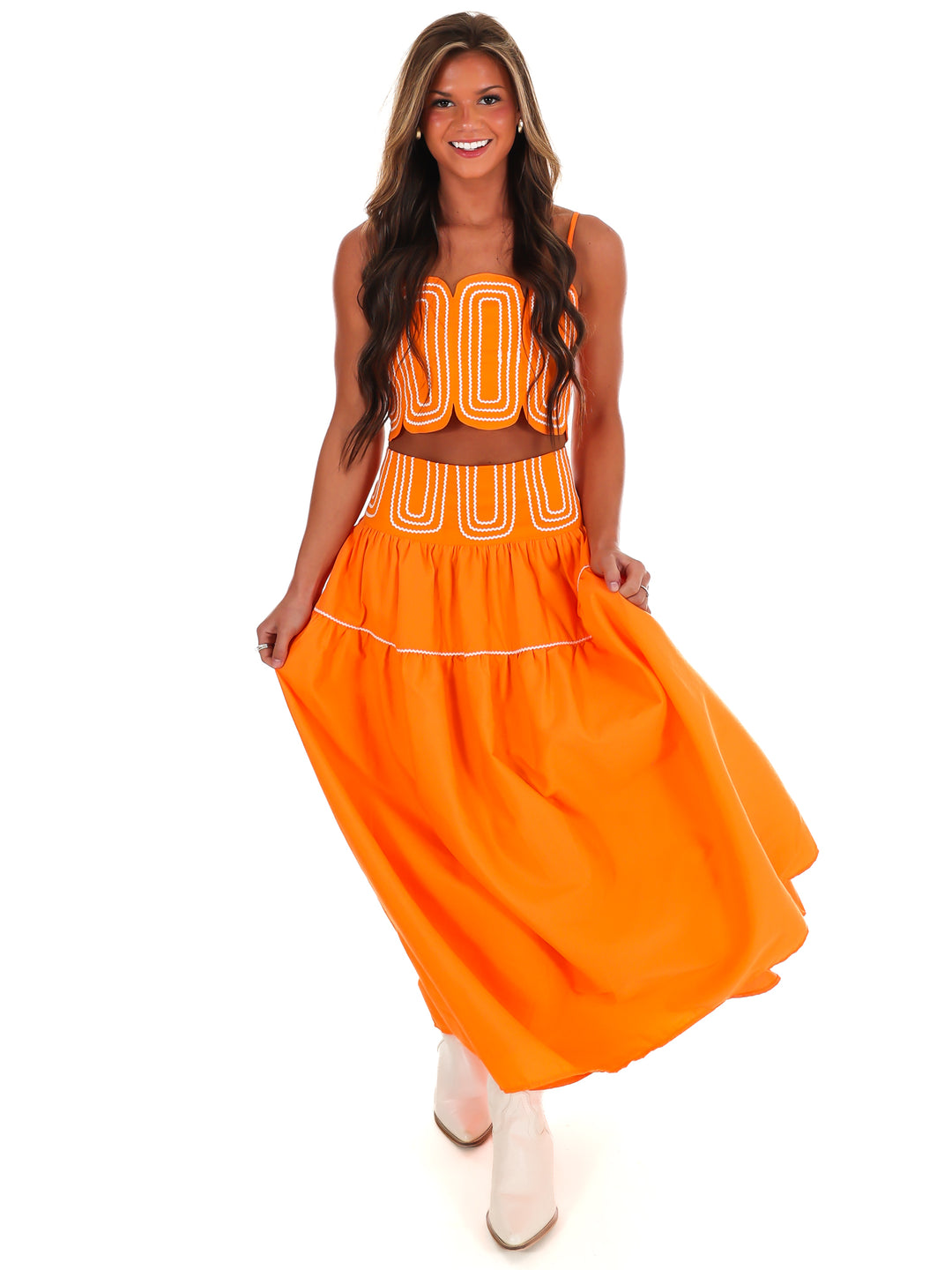Game On Girl Two Piece Skirt Set