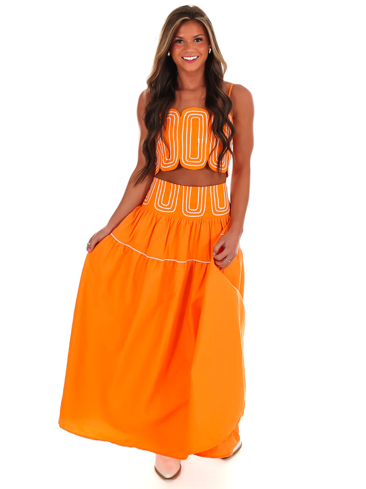 Game On Girl Two Piece Skirt Set
