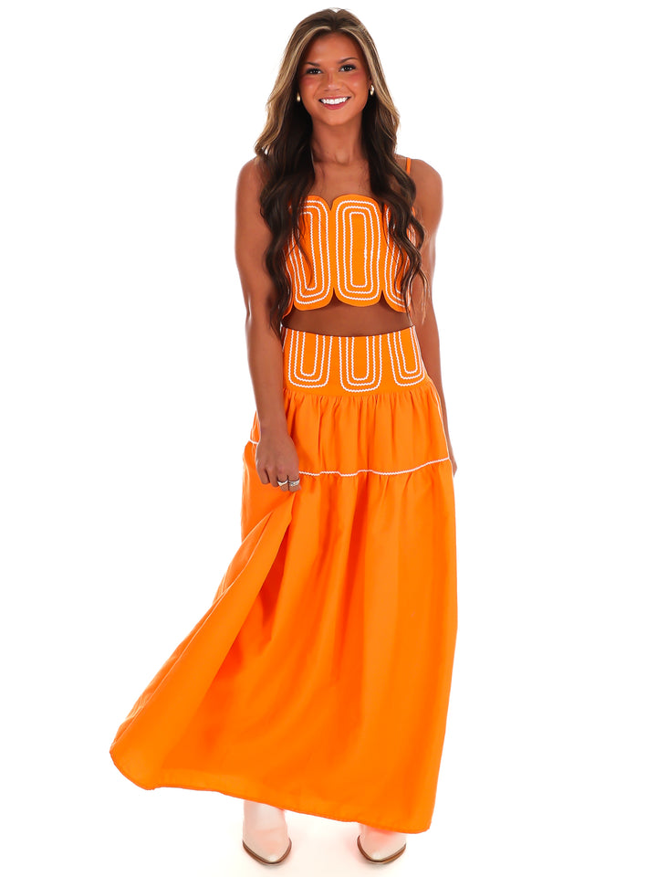 Game On Girl Two Piece Skirt Set