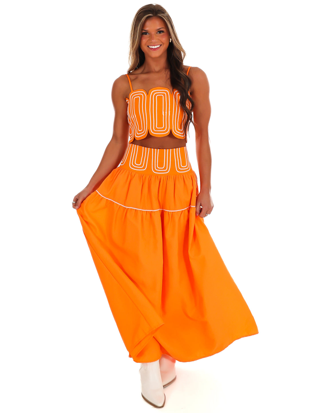 Game On Girl Two Piece Skirt Set