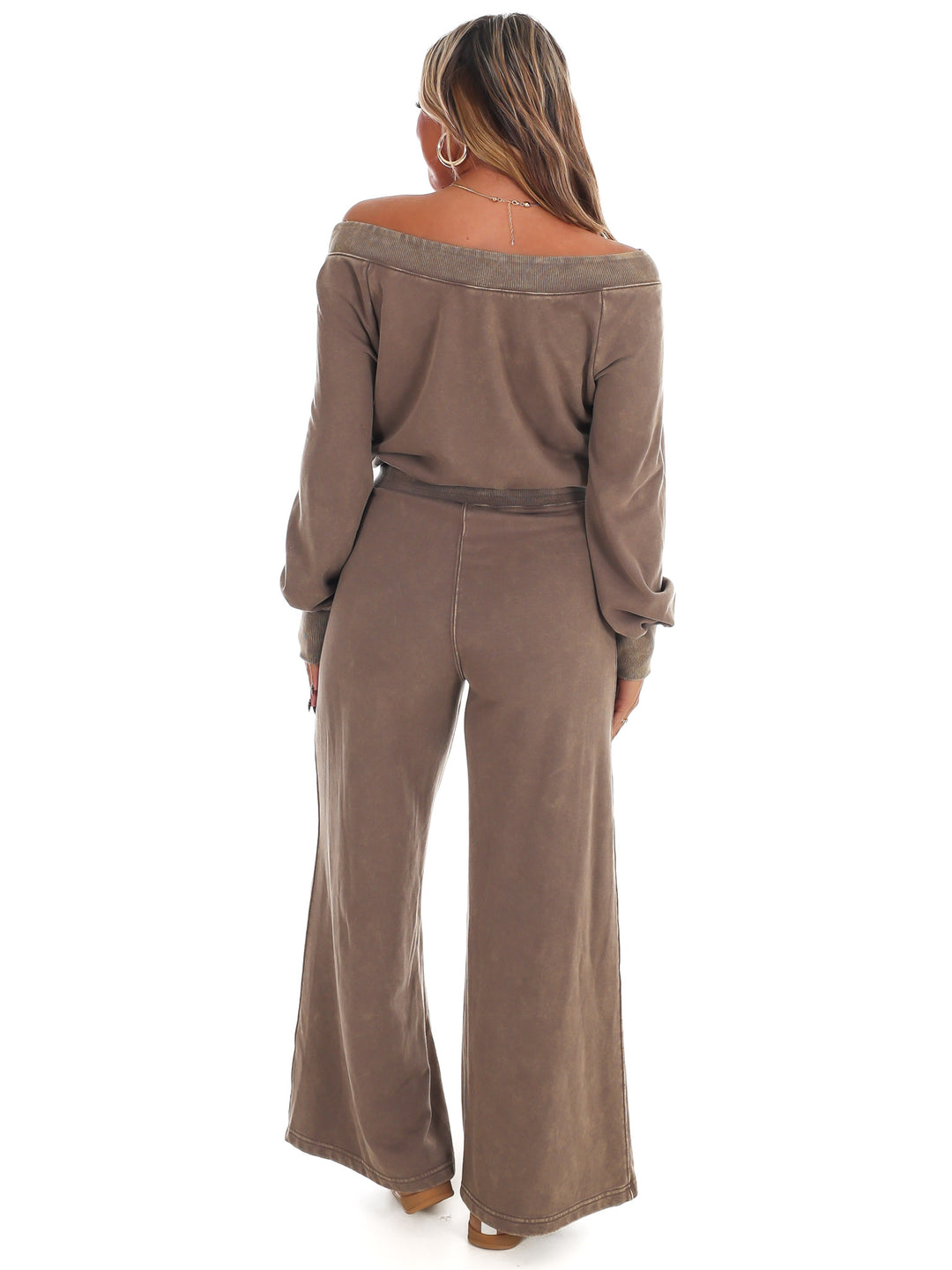 Easy Living Off the Shoulder Jumpsuit