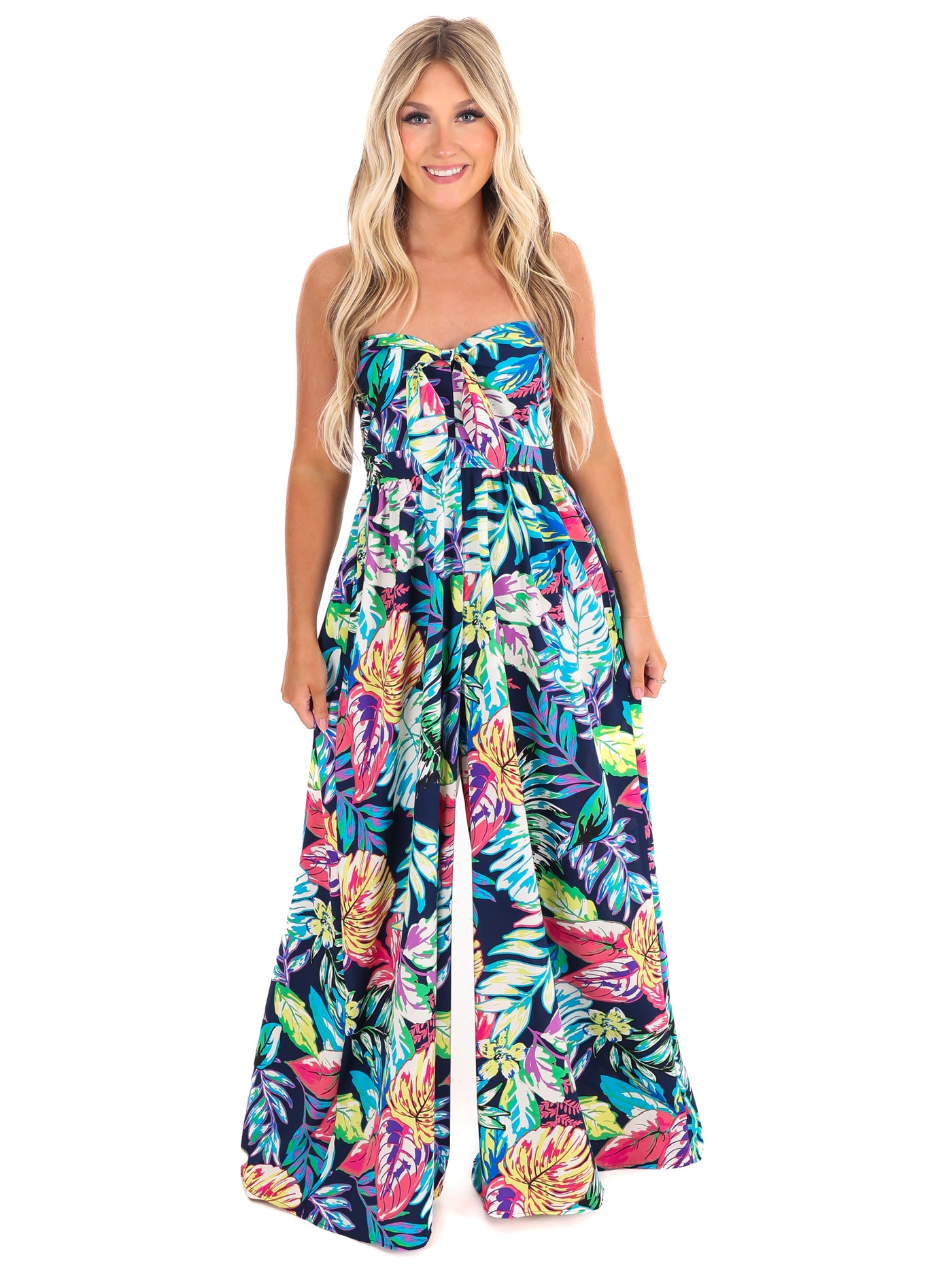 Meet Me in Paradise Floral Jumpsuit