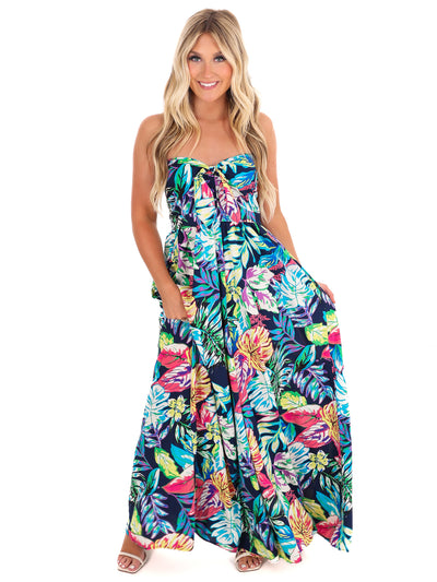 Meet Me in Paradise Floral Jumpsuit