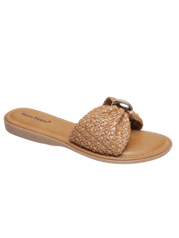 Charming Bow Slide Sandals