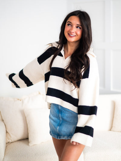 Back to You Stripe Sweater