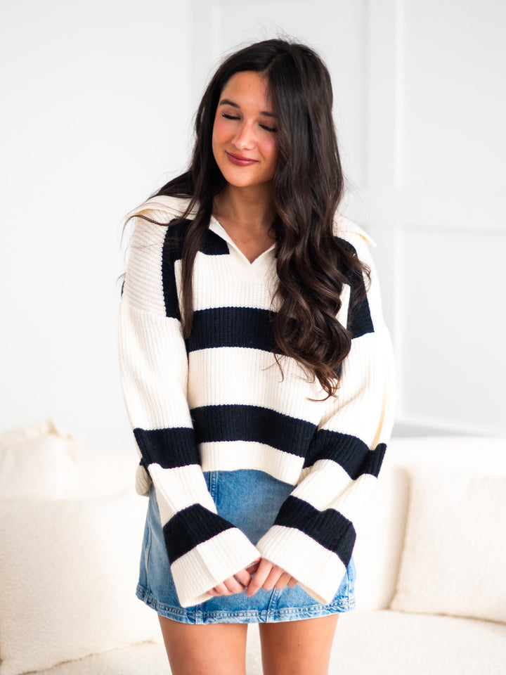 Back to You Stripe Sweater