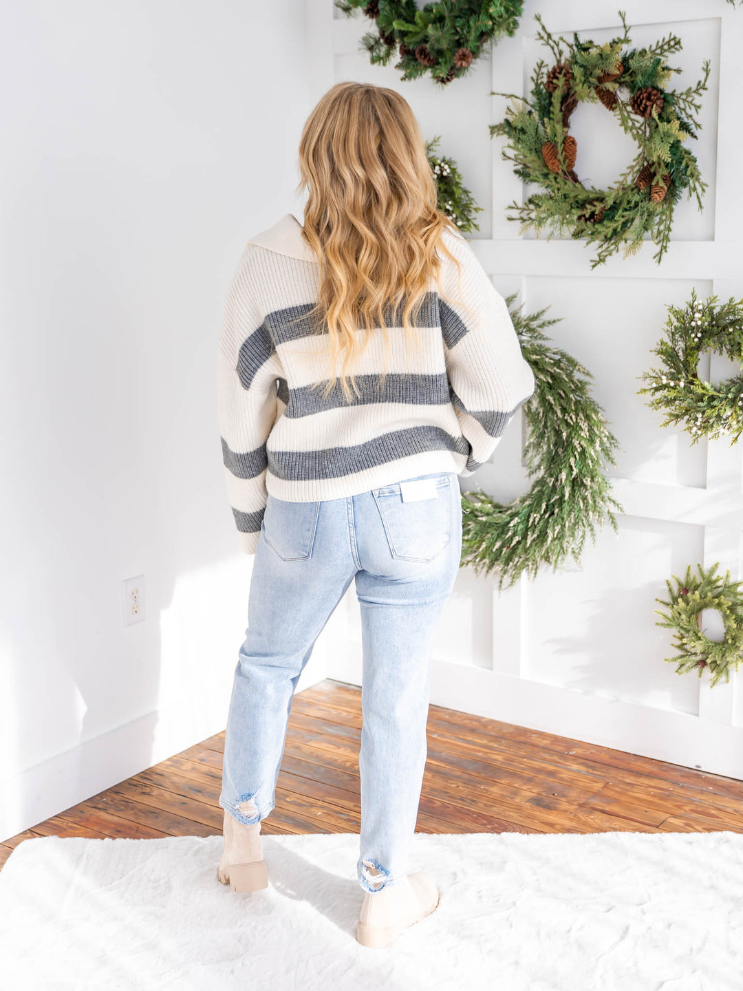 Back to You Stripe Sweater