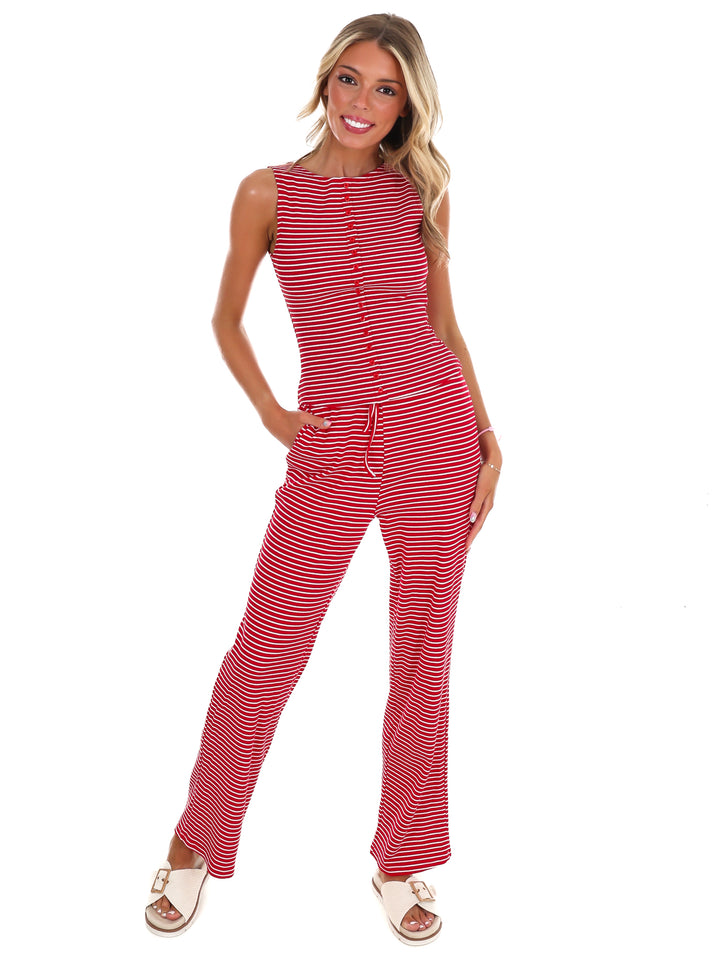 All That and More Stripe Tank Top