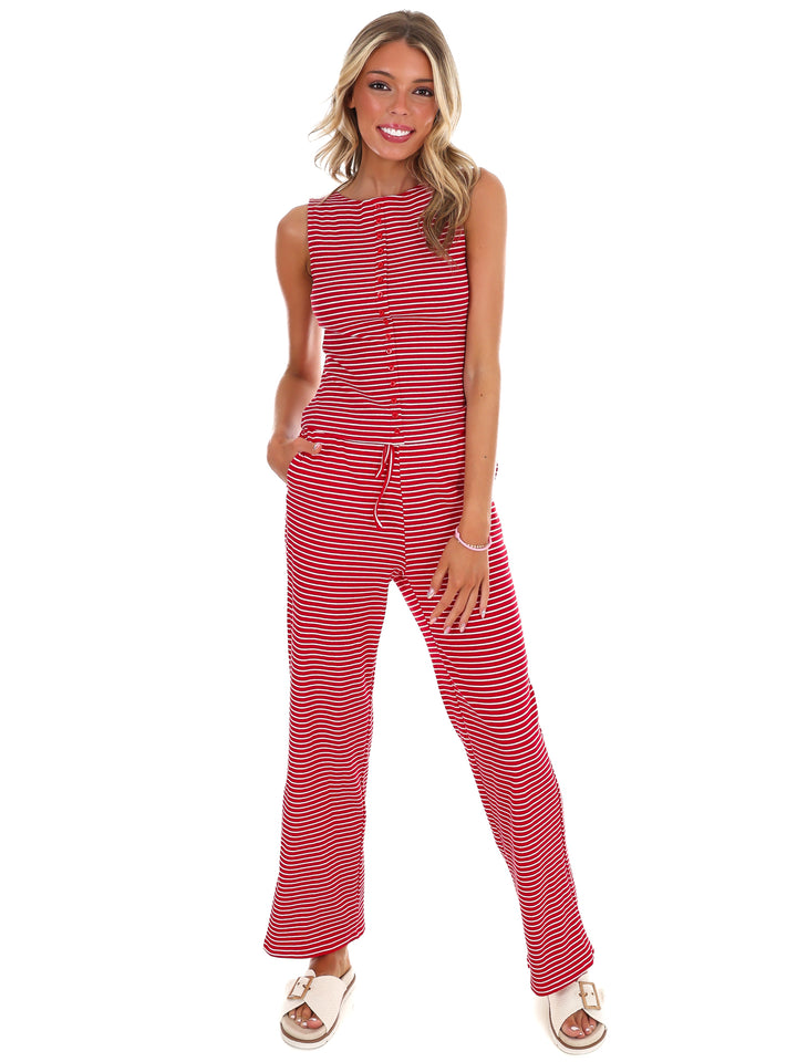 All That and More Stripe Tank Top