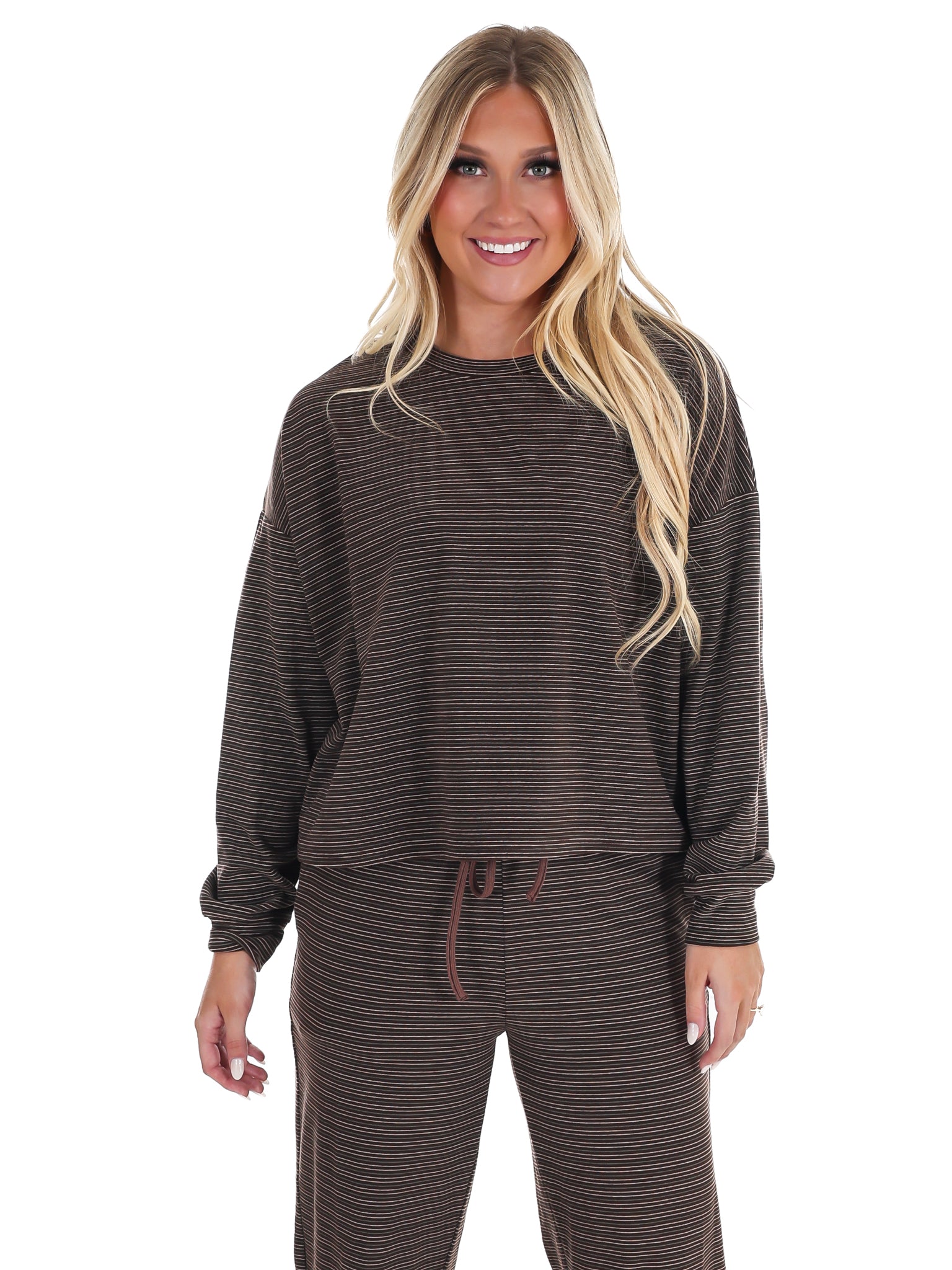 トップス spysy JUDGE Stripe Top Sweet and Certain Stripe Top – Josie's Boutique