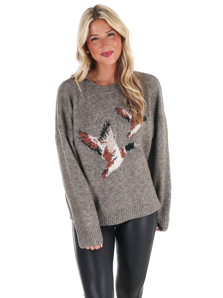 Flying Duck Knit Sweater