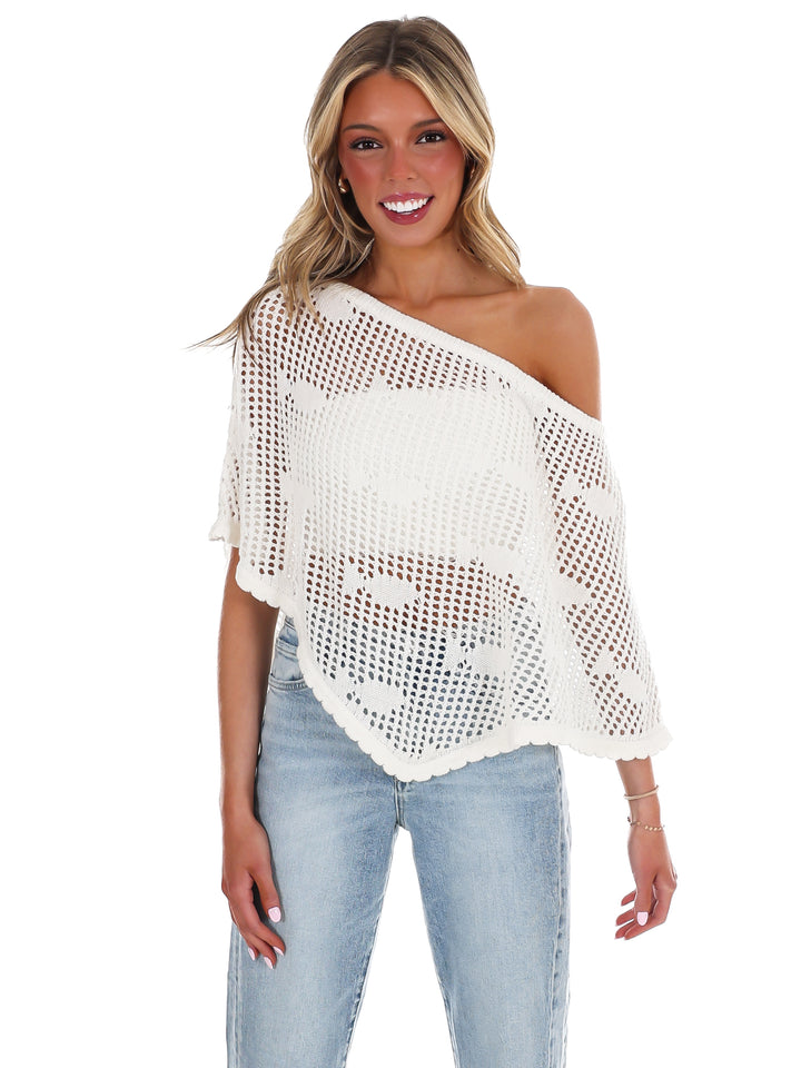 Under the Sea Crochet Poncho Top