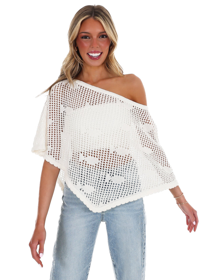 Under the Sea Crochet Poncho Top