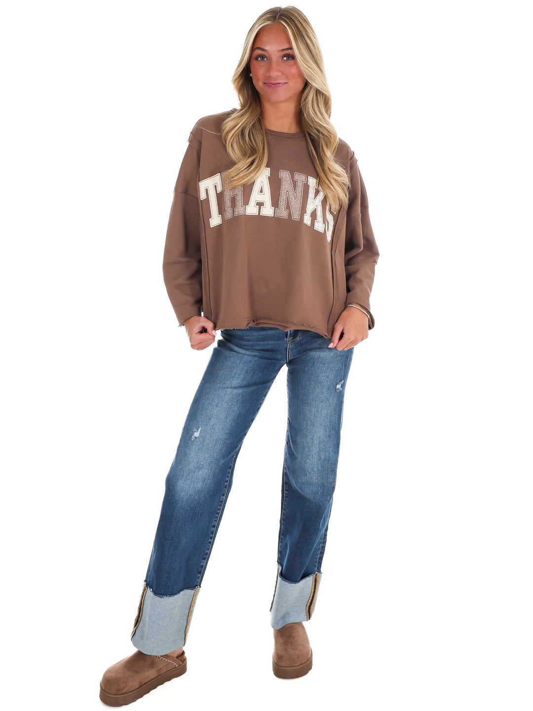 Giving Thanks Cropped Top