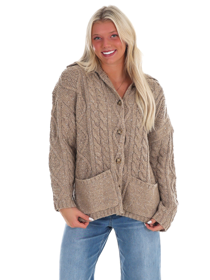 Fireside Layers Oversized Cardigan