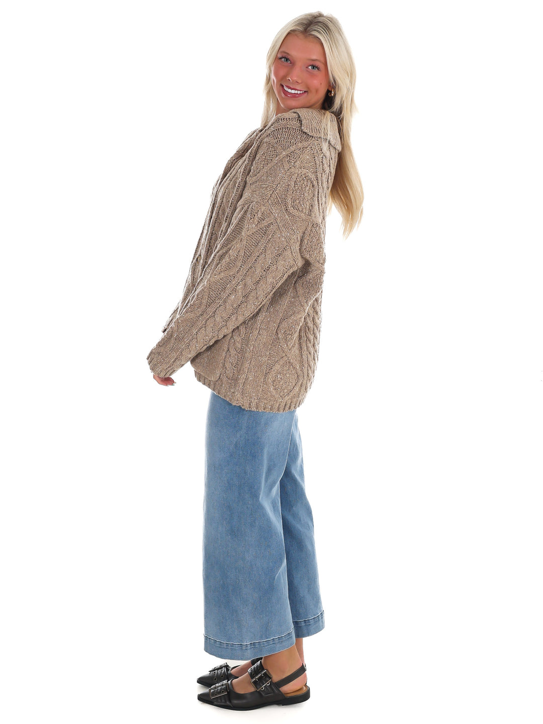 Fireside Layers Oversized Cardigan