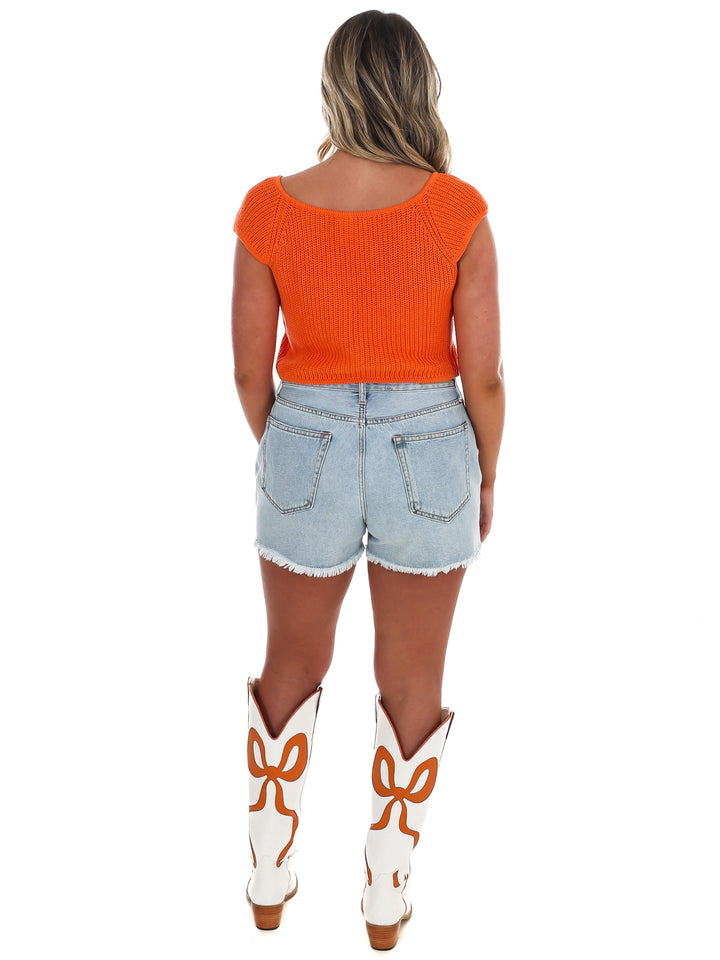 Tailgate Tied Up Sweater Cardigan