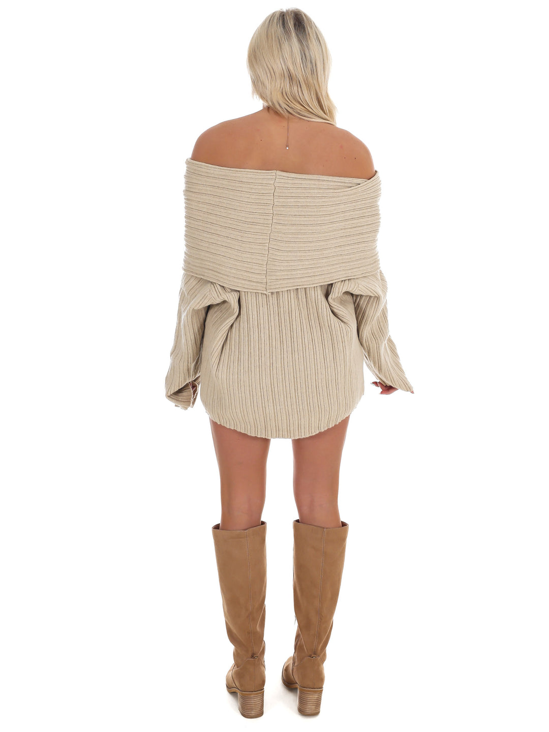 Show Me Love Off Shoulder Oversized Sweater