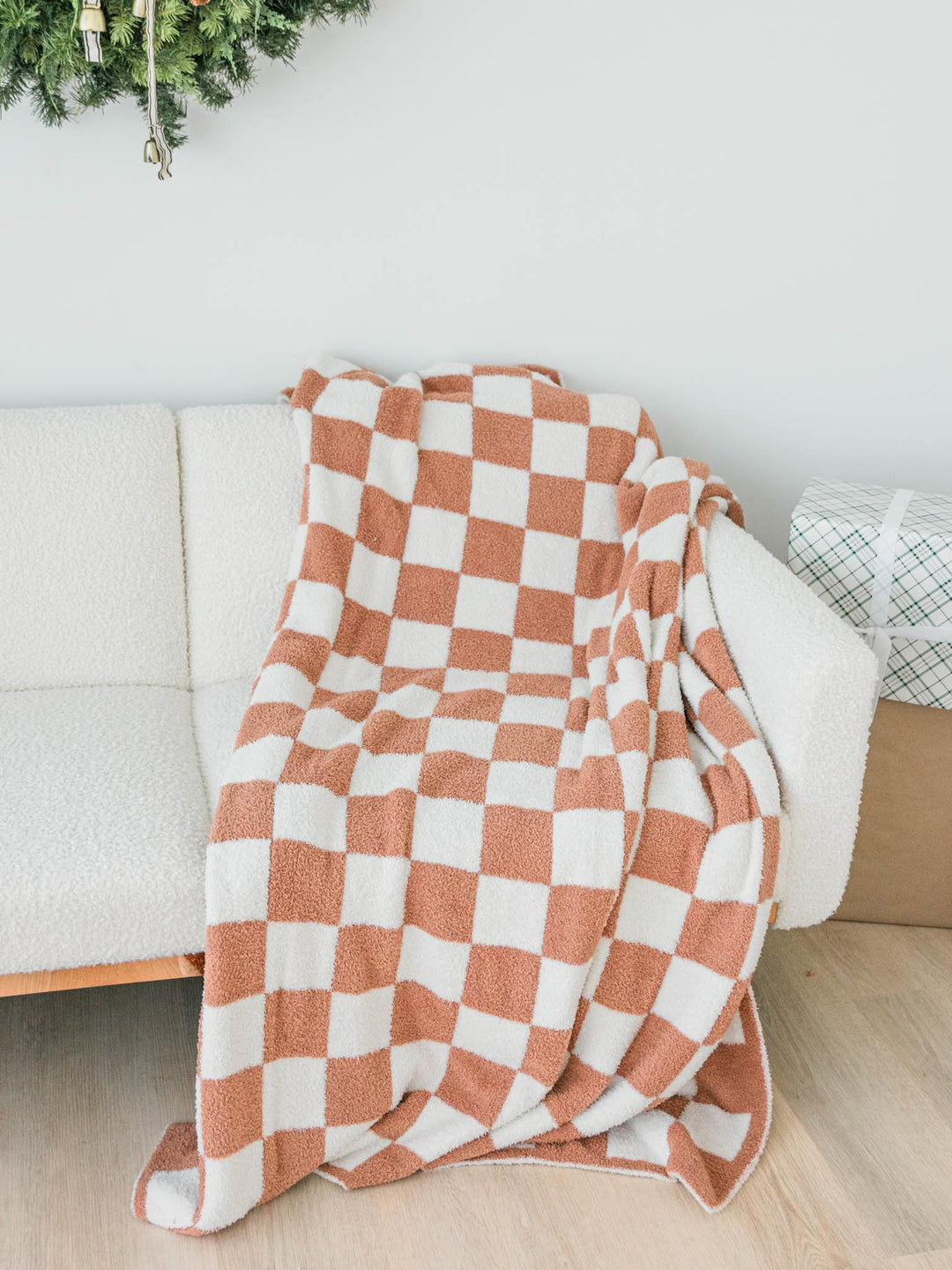 Jumbo Check Plush Blanket Doorbuster