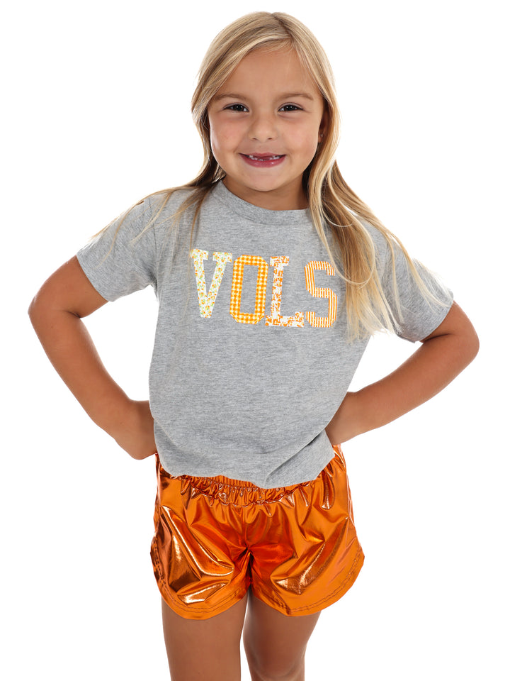 Youth Vols Quilted Puff Ink Tee