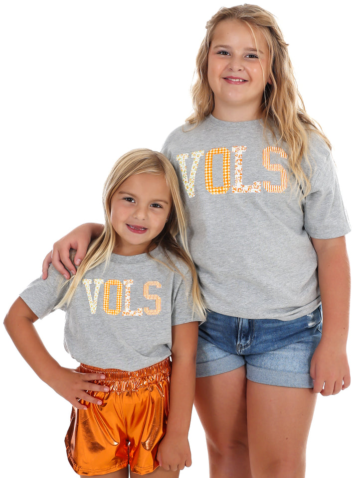 Youth Vols Quilted Puff Ink Tee