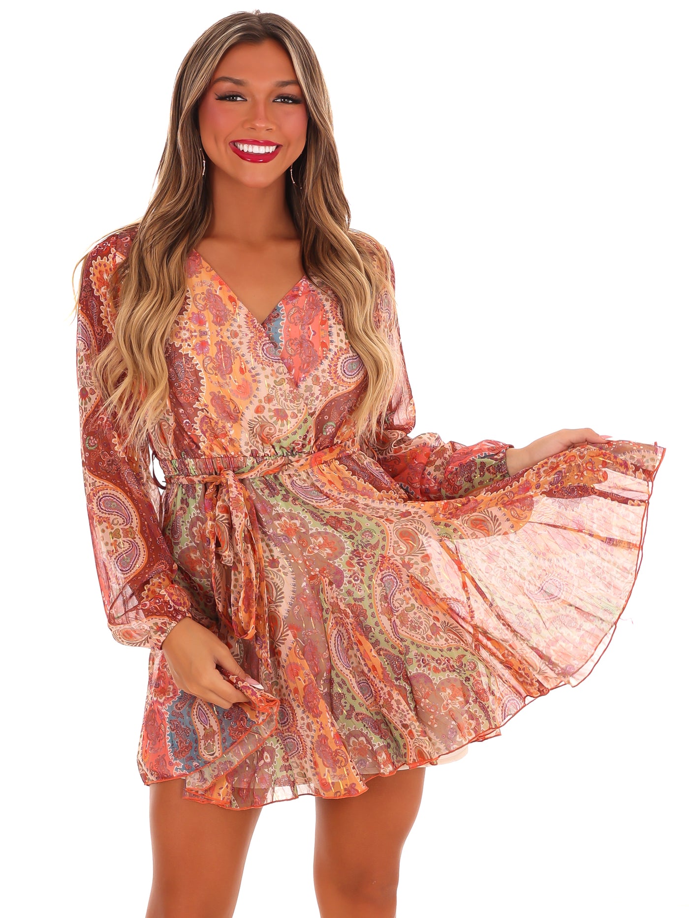 Fashion Forward Paisley Dress