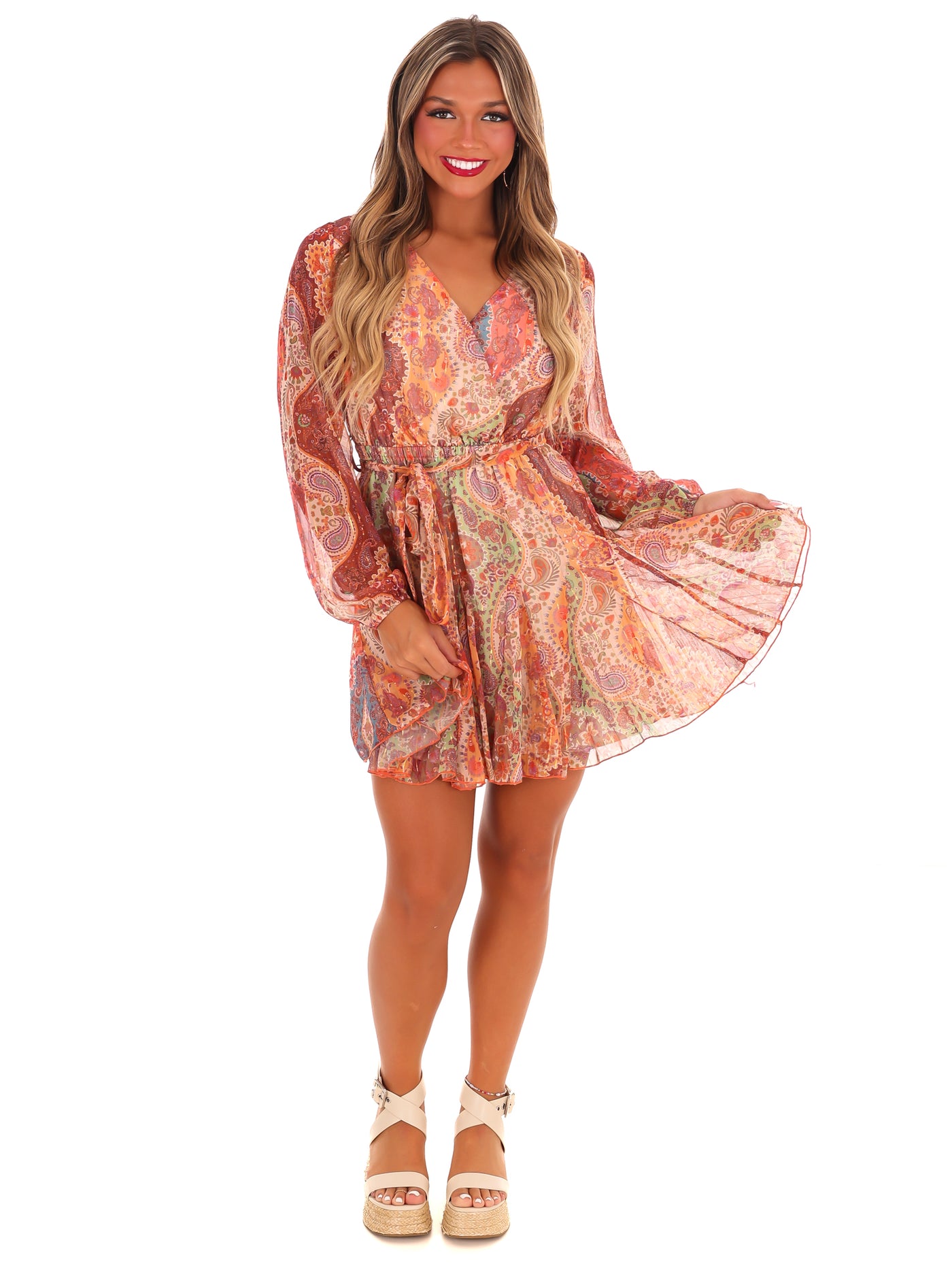 Fashion Forward Paisley Dress