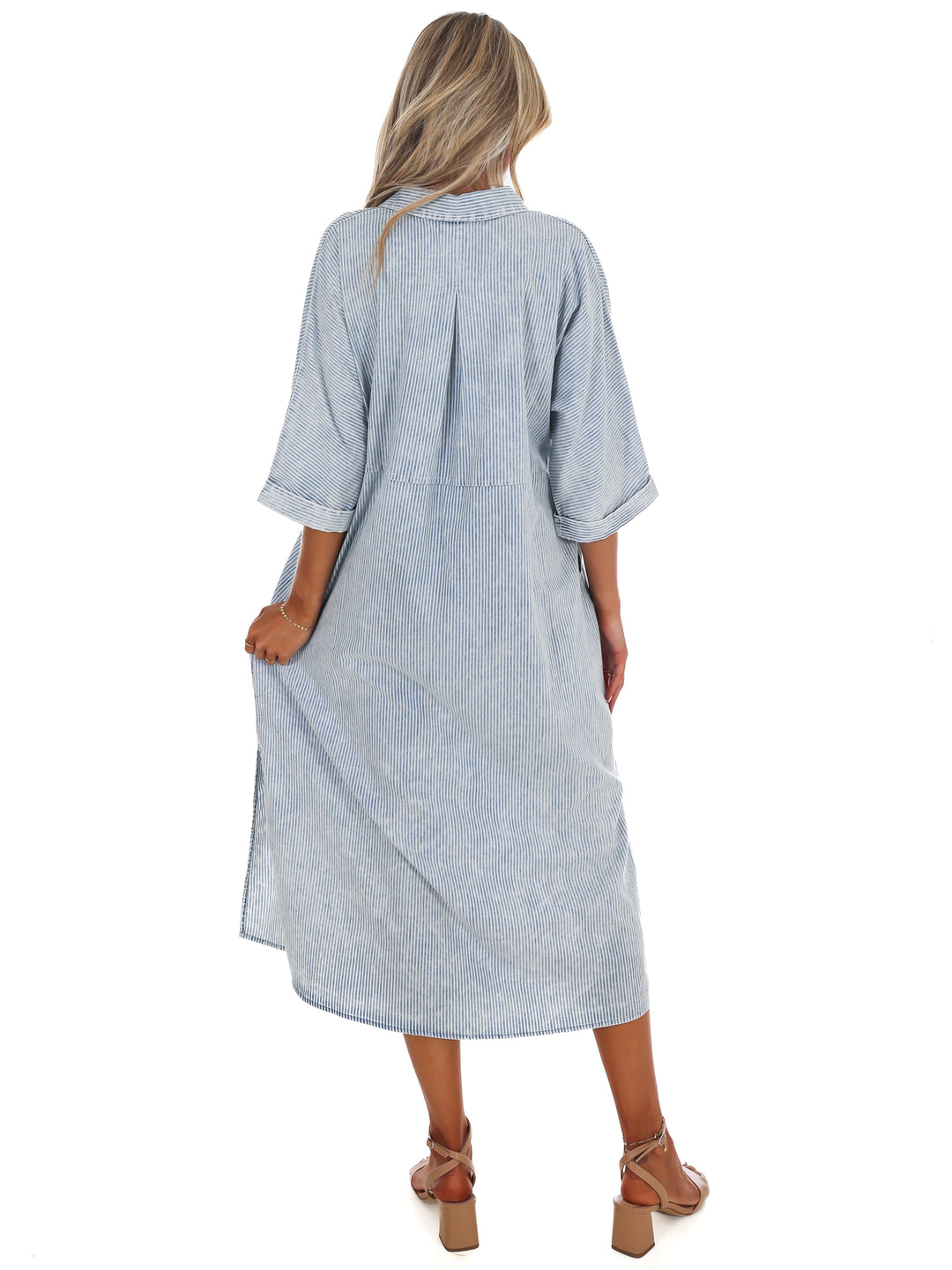 Morning Light Maxi Shirt Dress