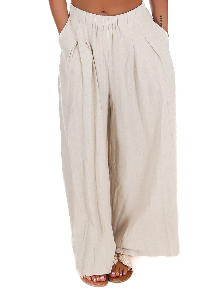 Relaxed Flow Palazzo Pants