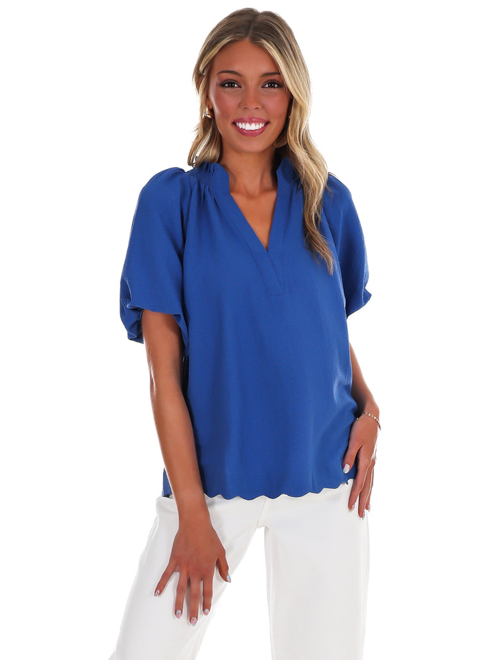 Easy Daydream Textured Top