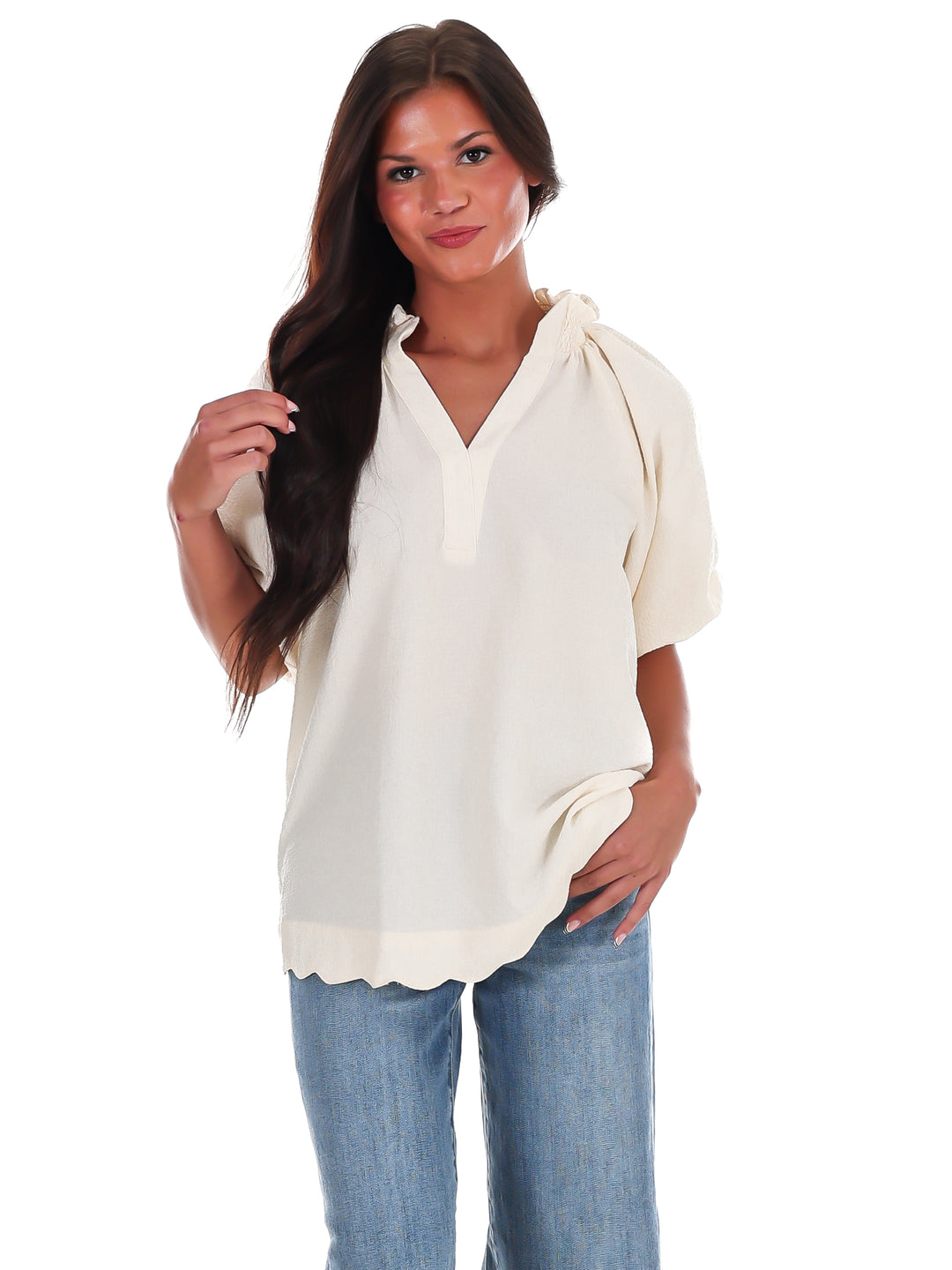 Easy Daydream Textured Top