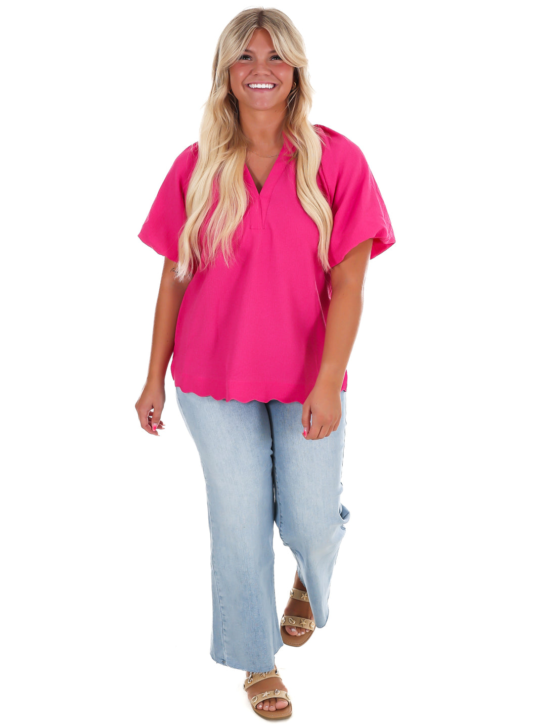 Easy Daydream Textured Top