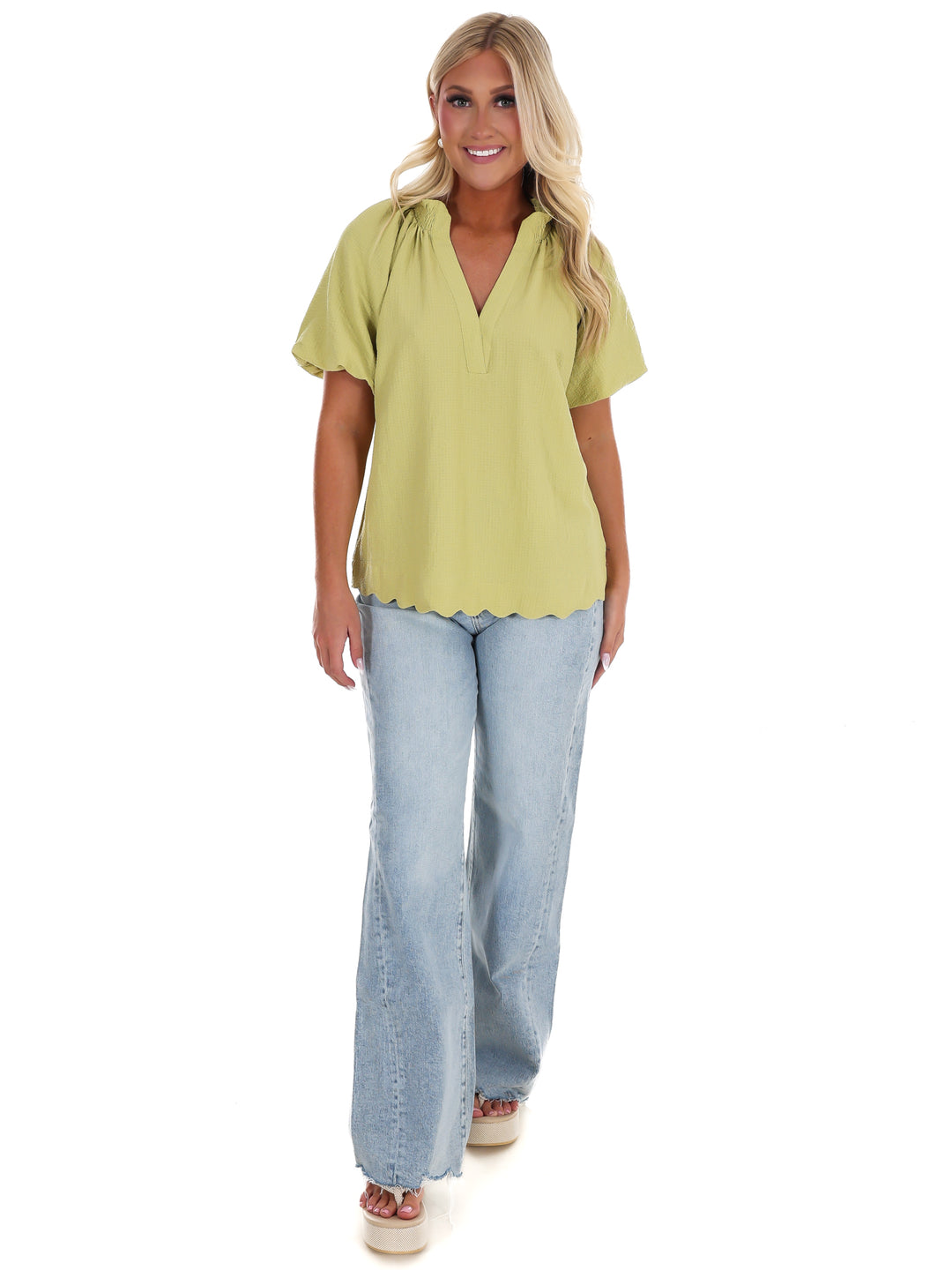 Easy Daydream Textured Top