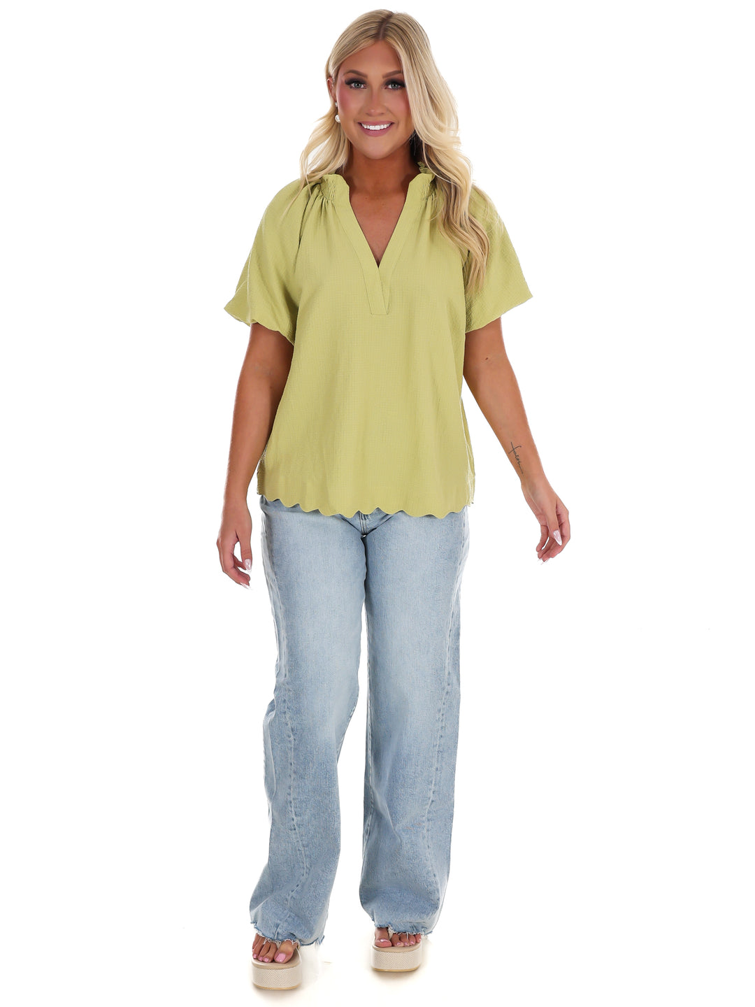 Easy Daydream Textured Top