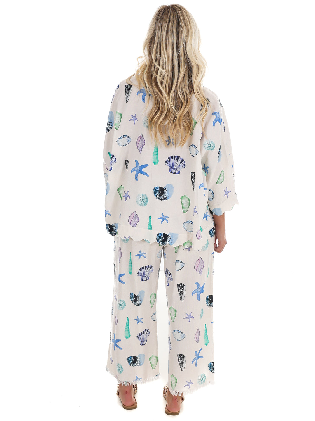 Seashell Story Button Down Top